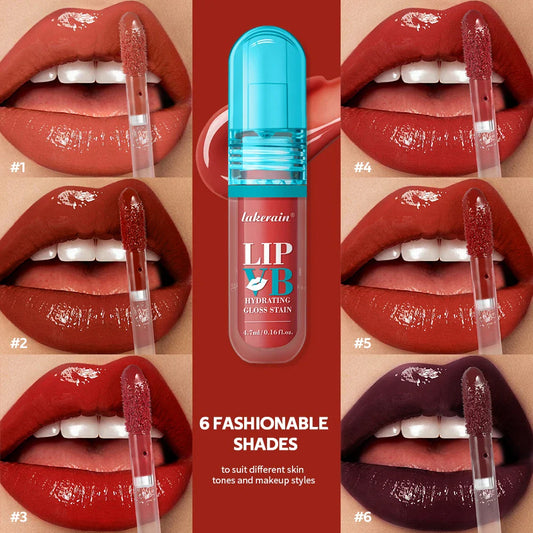 LIP VB Hydrating Gloss Stain | 12HR Moisture & Lasting Color Lip Gloss Stain Oasis Select