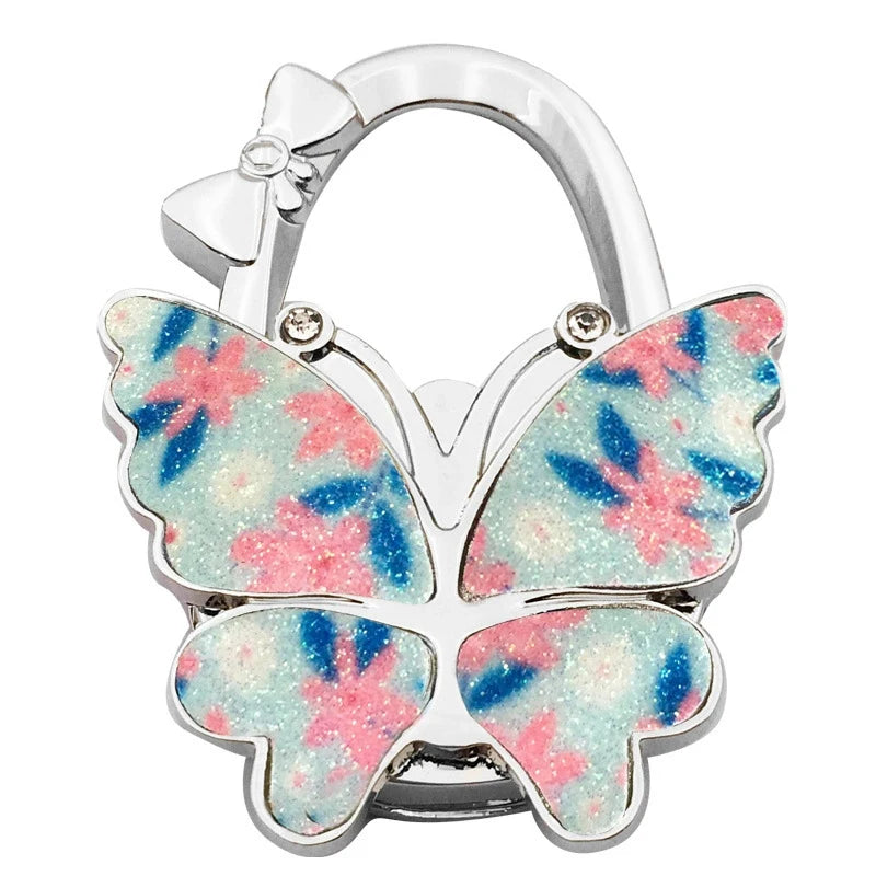 Butterfly Purse Hook – Foldable Handbag Table Hanger for Women