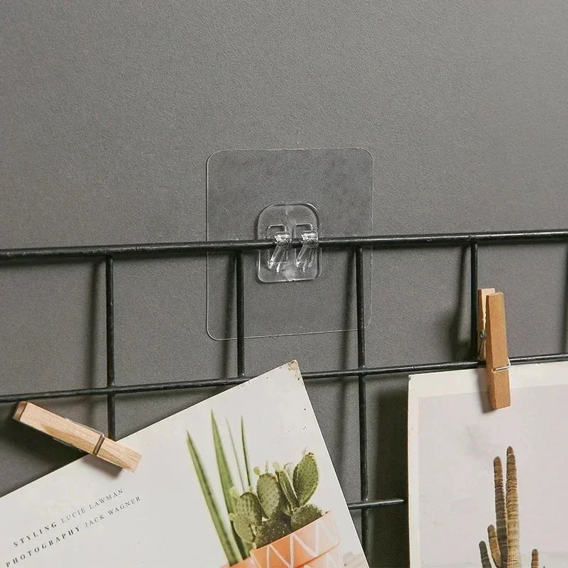 Seamless Adhesive Hooks Transparent Home Acrylic Strong Self Adhesive Hooks Bathroom Kitchen Claw Buckle Hanger Wall 2030 Peaceful Pleasures Health and Wellness