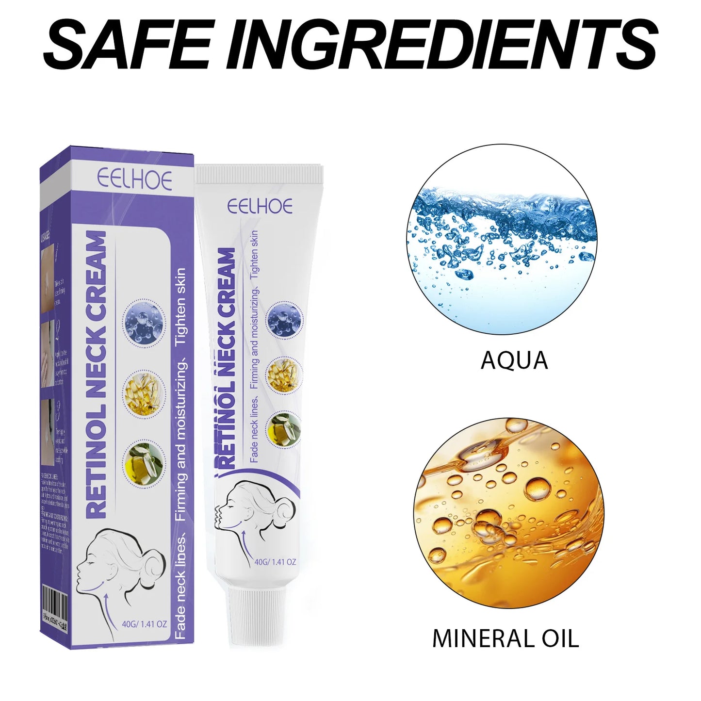 Retinol Neck Cream – Firming, Lifting & Collagen Moisturizer 40ml