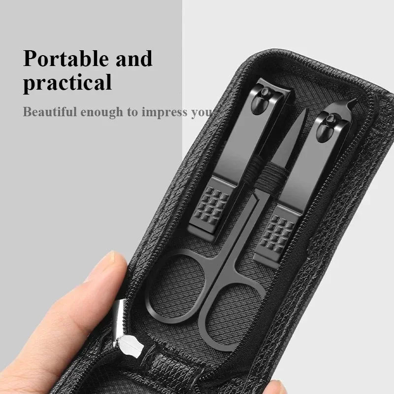 6-Piece Manicure & Pedicure Nail Clipper Set for Men & Women