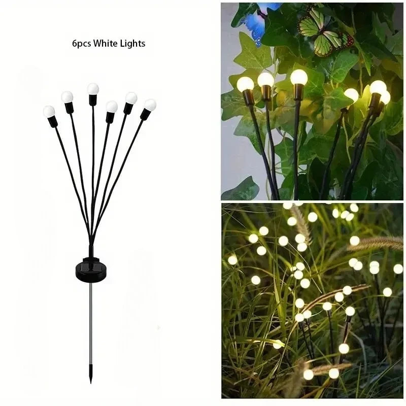 Solar Firefly Garden Lights – Waterproof Outdoor Lawn Decor