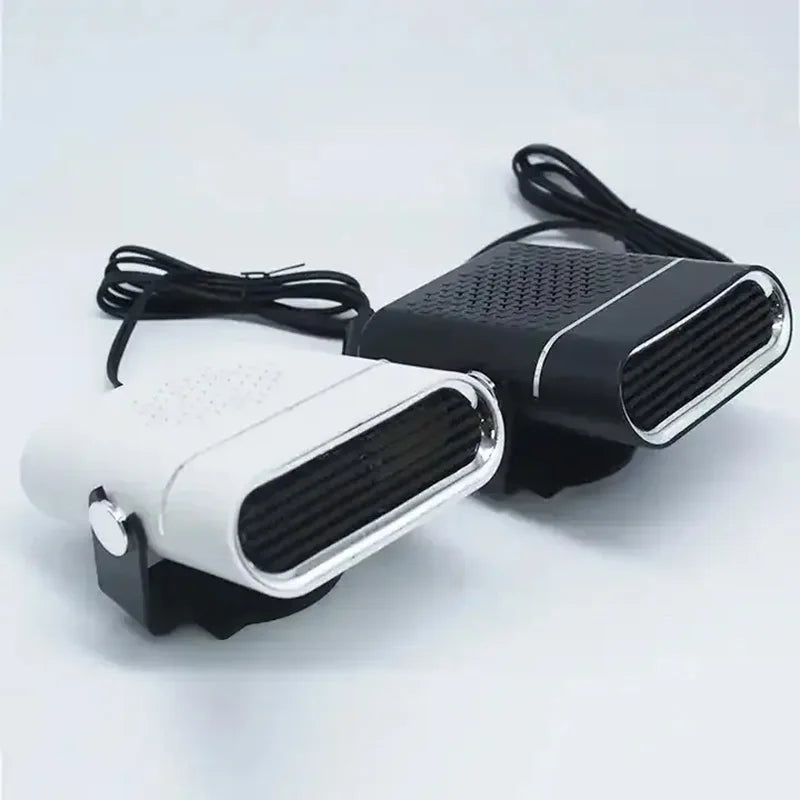Portable 12V/24v car heater and cooling fan with 360-degree rotating USB heater windshield quick defogging tool Peaceful Pleasures Health and Wellness