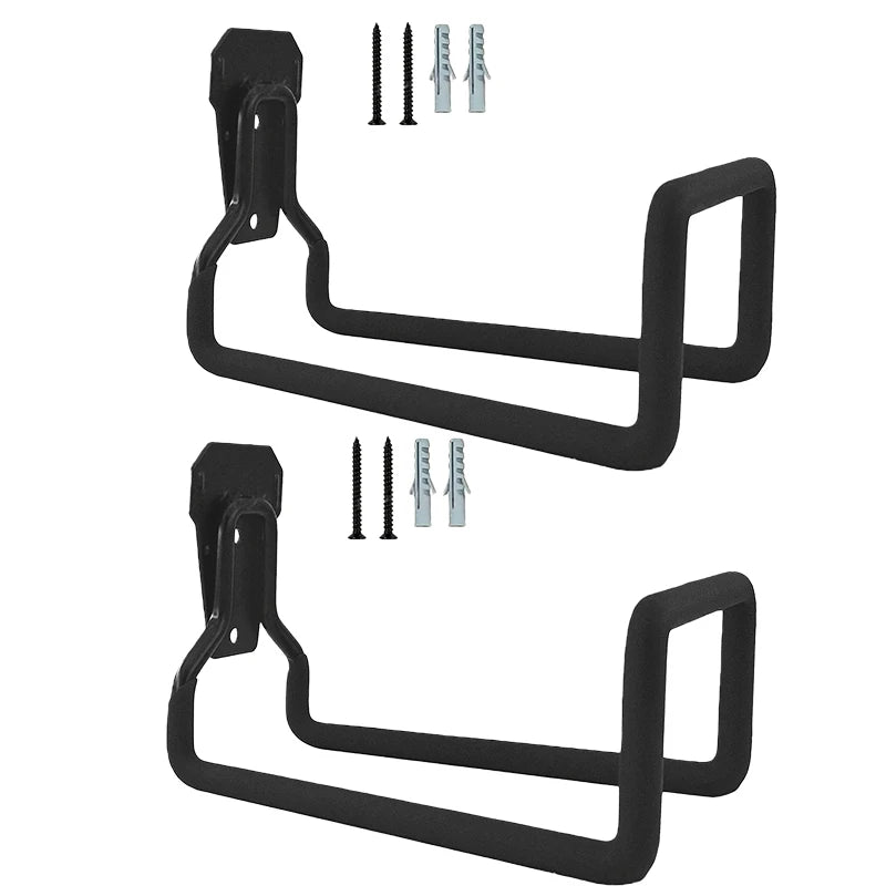 Metal Wall Mount Garden Hose Holder & Storage Bracket
