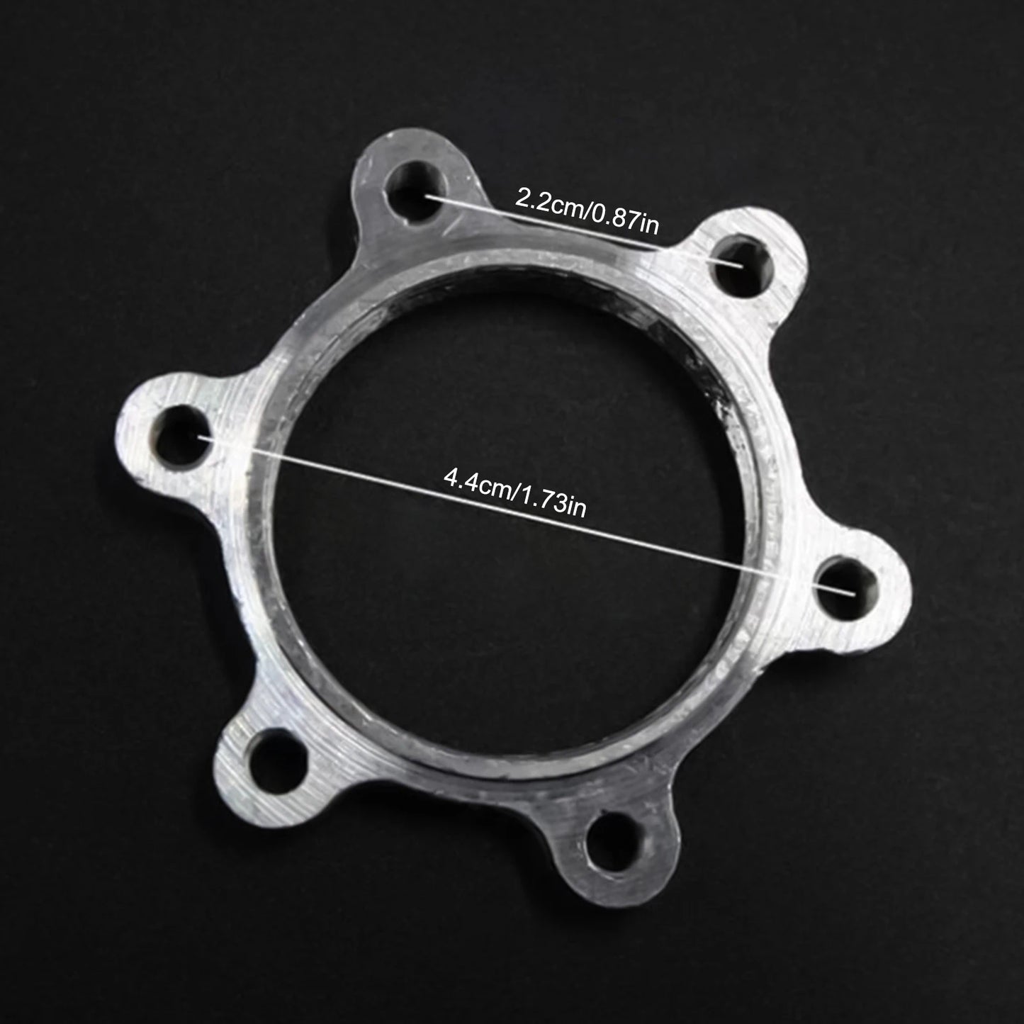 Bike Disc Brake Rotor Adapter Hardness Cycling Parts 6 Holes Brake Discs for Bicycle Decorative Accessories Peaceful Pleasures Health and Wellness