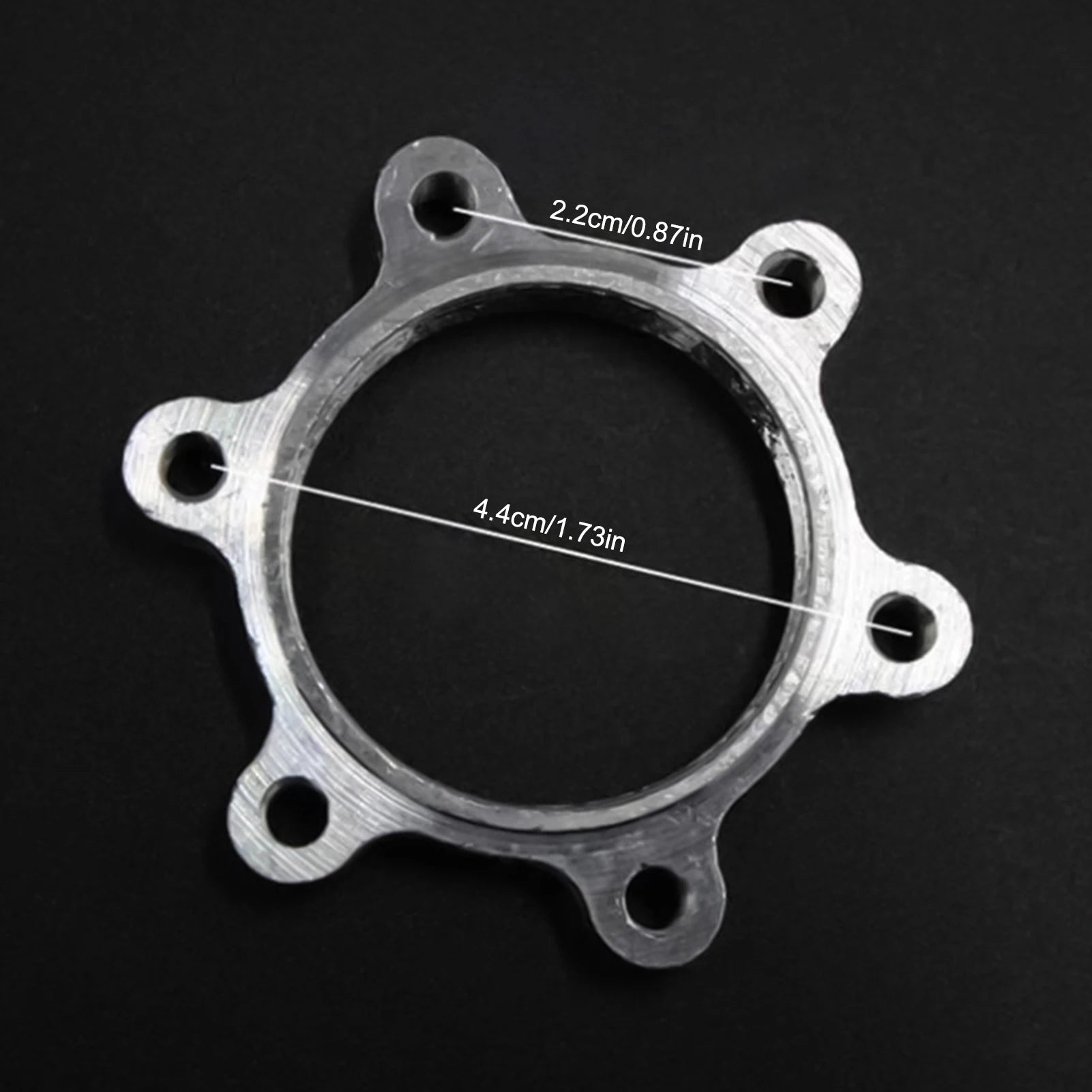 Bike Disc Brake Rotor Adapter Hardness Cycling Parts 6 Holes Brake Discs for Bicycle Decorative Accessories Peaceful Pleasures Health and Wellness