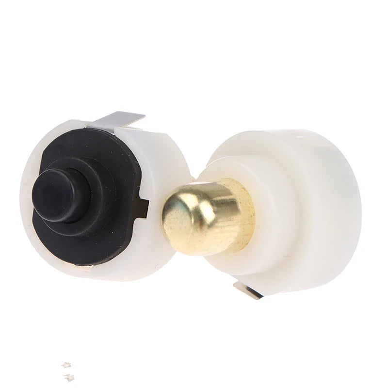 New 2Pcs 20mm LED Flashlight Push Button Switch ON/ OFF Electric Torch Tail Switch Peaceful Pleasures Health and Wellness