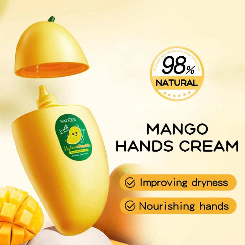 SADOER Fruit Hand Cream – Mango Peach Aloe Lemon | 50g