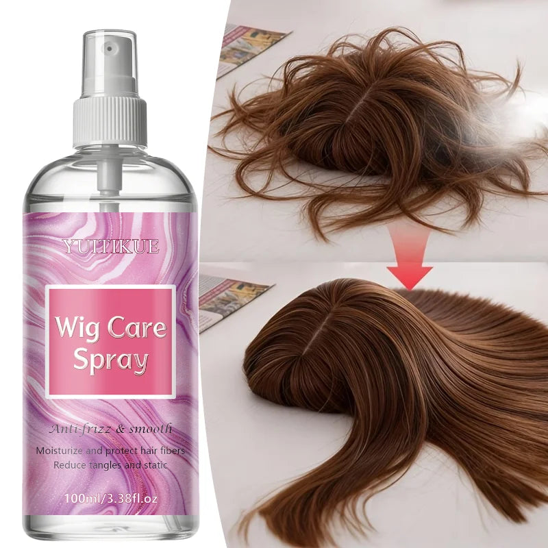 YUITIKUE Wig Care Spray – Anti-Frizz & Anti-Static 100ml