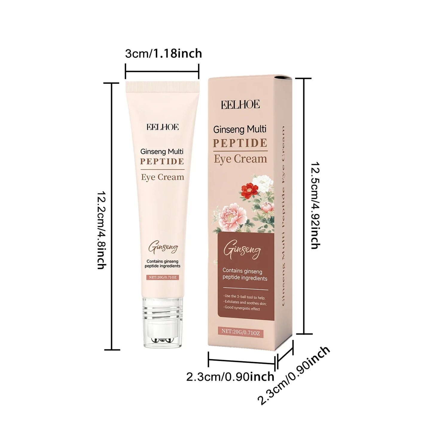 Eelhoe Ginseng Roller Eye Cream – Anti-Aging Dark Circles