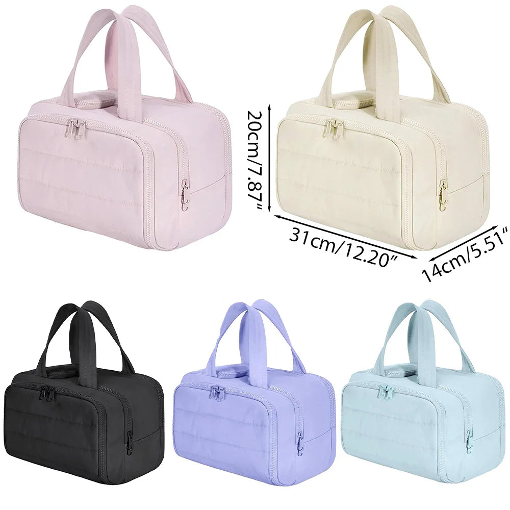 Large Waterproof Toiletry Bag | Travel Cosmetic Organizer Travel Toiletry Bag Peaceful Pleasures Health and Wellness
