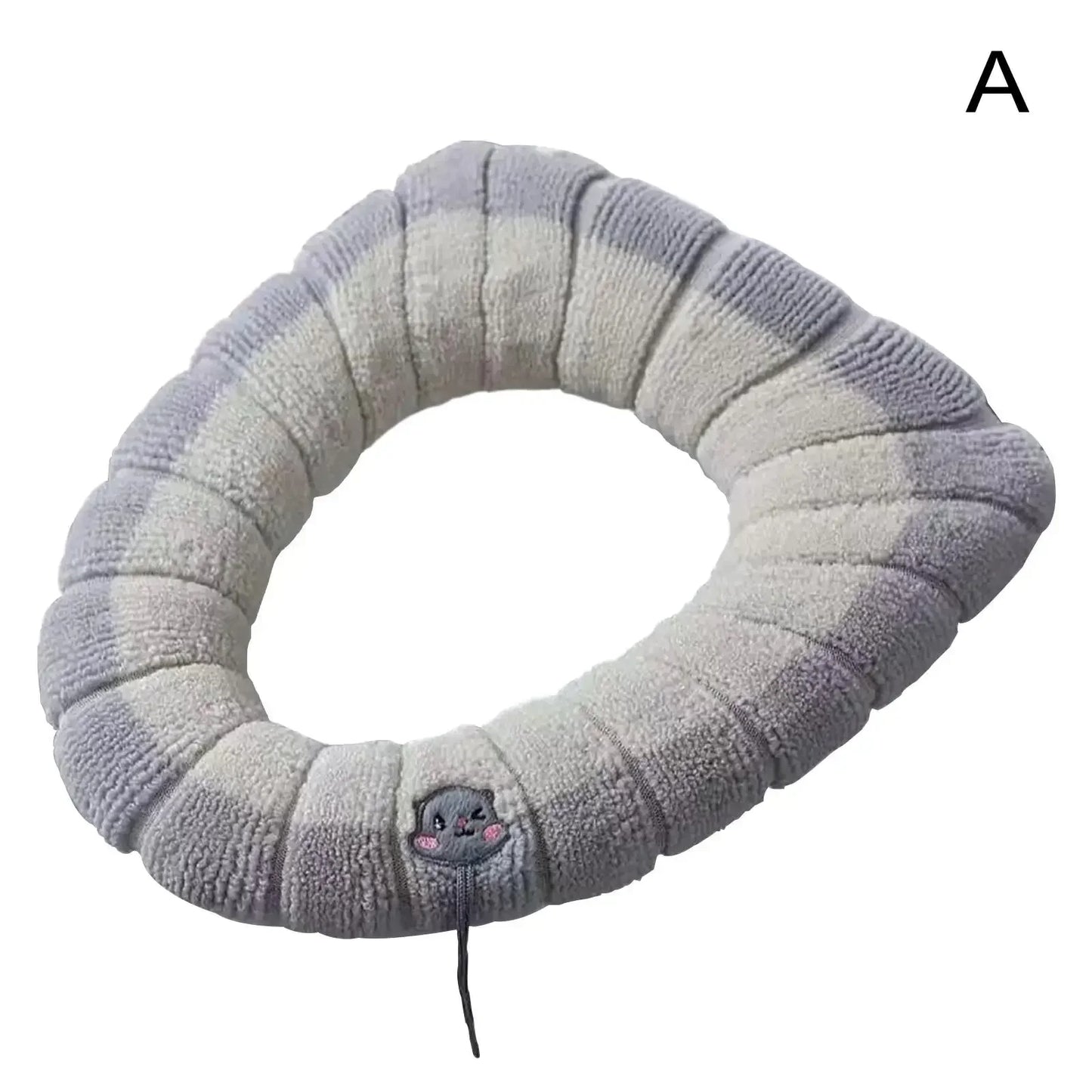Warm Toilet Seat Cushion Cover – Universal Soft Plush Pad