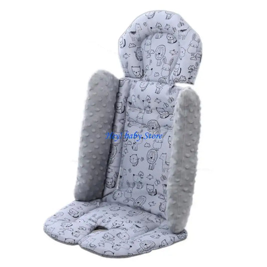 Baby Stroller Cushion Liner | Soft Padded Pram & Buggy Seat Stroller Seat Cushion Peaceful Pleasures Health and Wellness Gray China Mainland