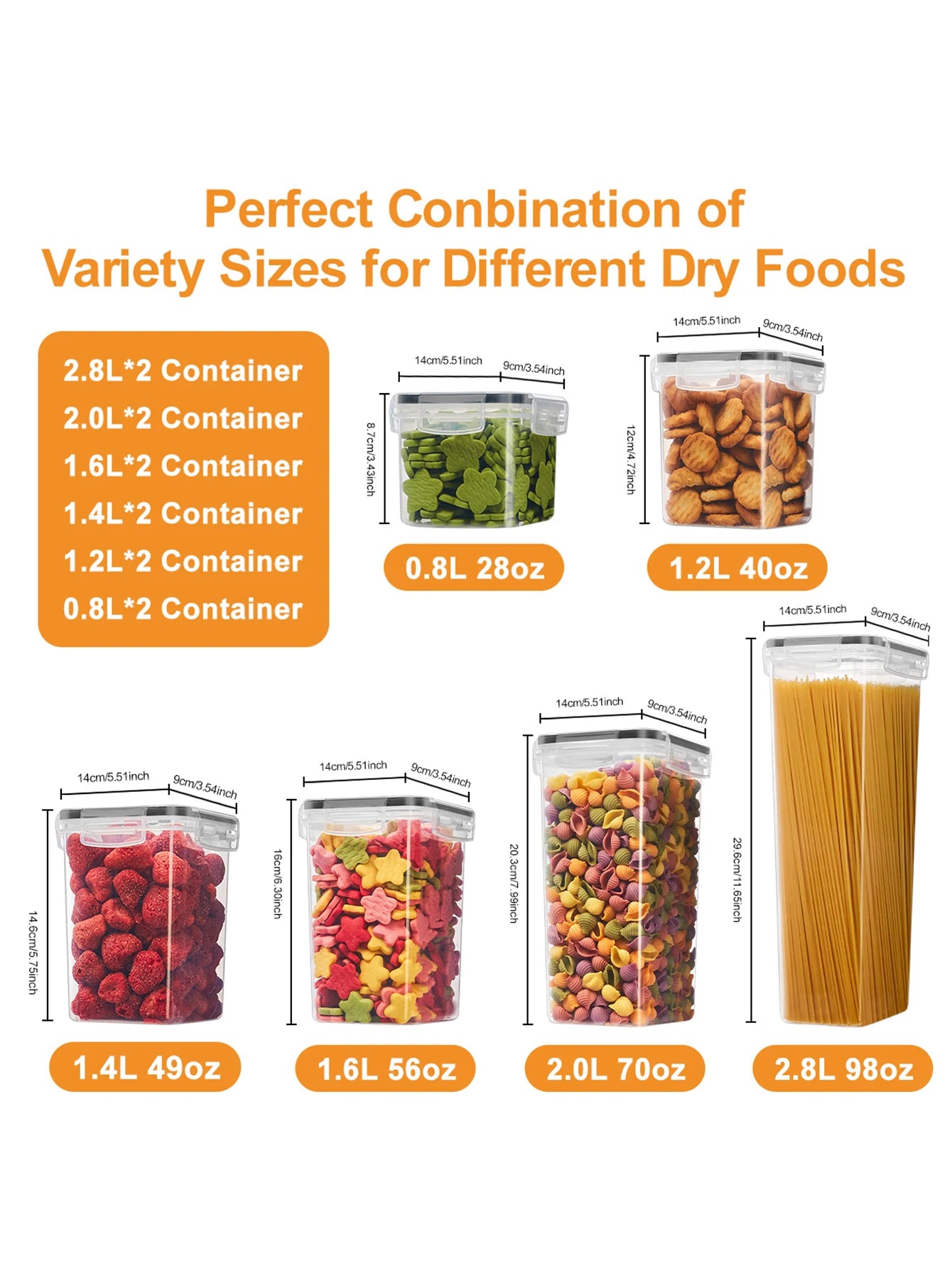 24-Piece Airtight Food Storage Containers with Lids Kitchen Storage Peaceful Pleasures Health and Wellness