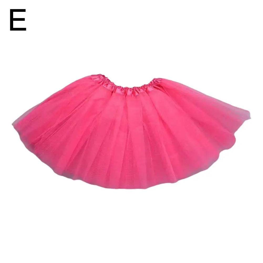 Girls' 3-Layer Tulle Tutu Skirt – Ballet & Party Ages 2–8