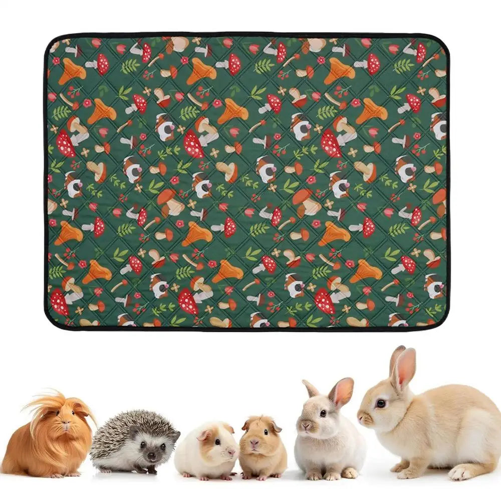 Washable Bunny Floor Mat | Reusable Small Animal Urine Pad