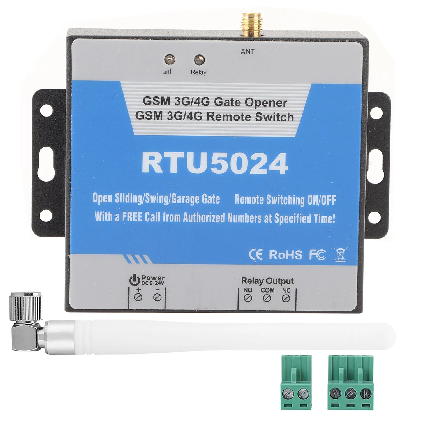 RTU5024 GSM Access Controller | SMS Remote Door Control Switch