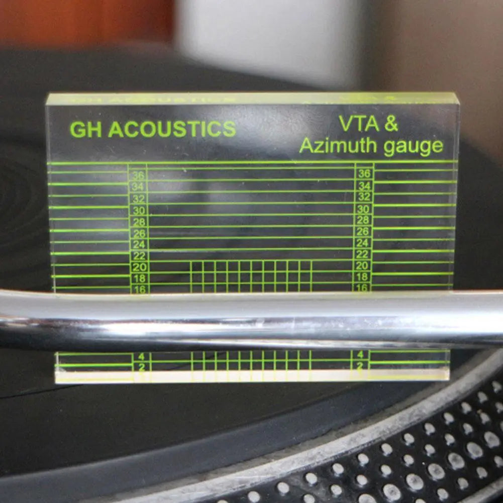 VTA & Azimuth Adjustment Ruler for Vinyl Tonearm & Cartridge