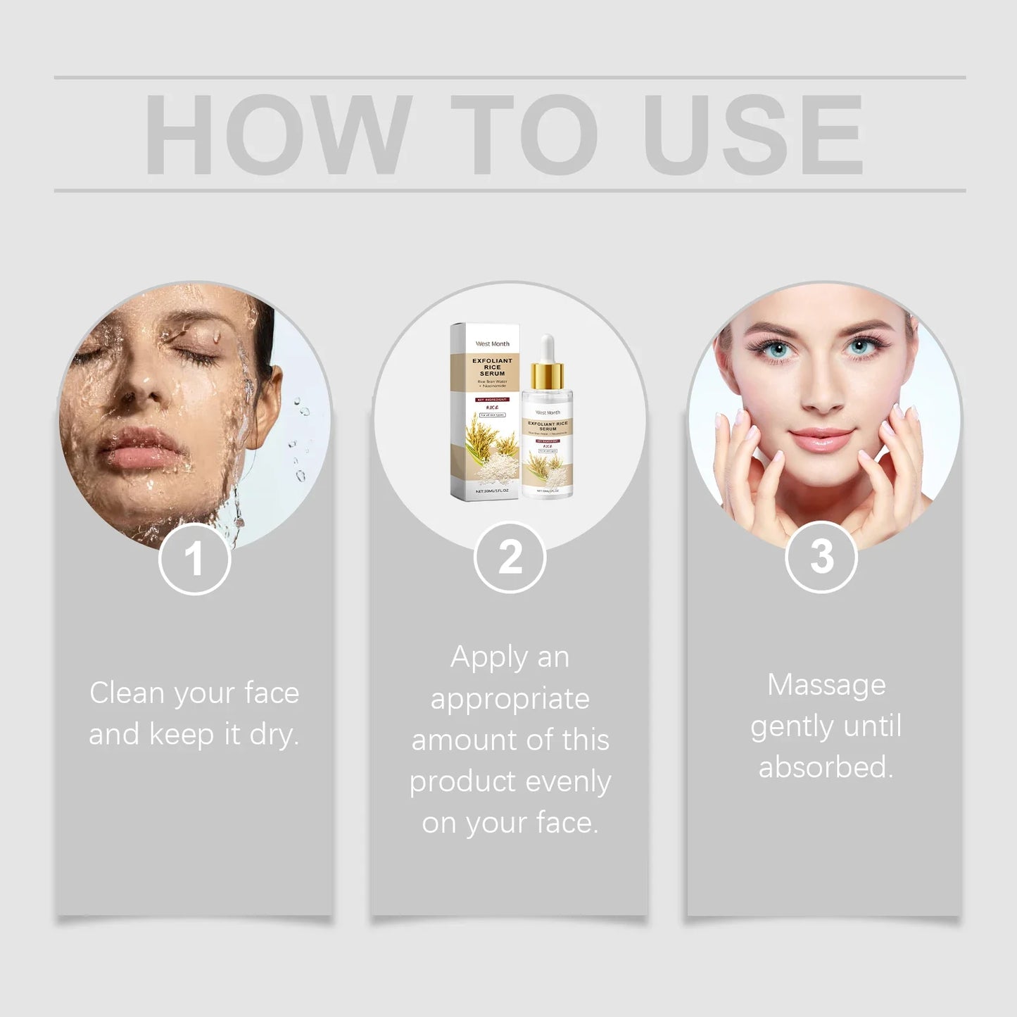 Hydrating Face Serum – Glycerin & Rice Bran Pore Refining
