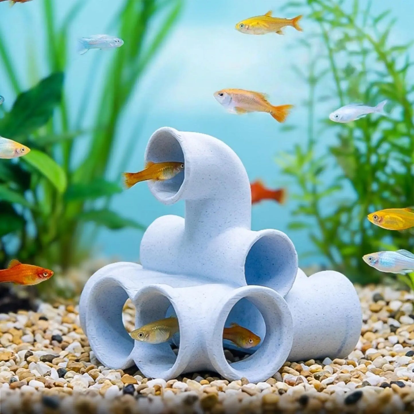 Aquarium Shrimp Cave Hideout | Fish Tank Tunnel Ornament