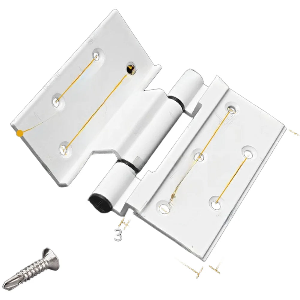 Aluminum Alloy 50 Hinge Casement Designed Outswing Operation 180