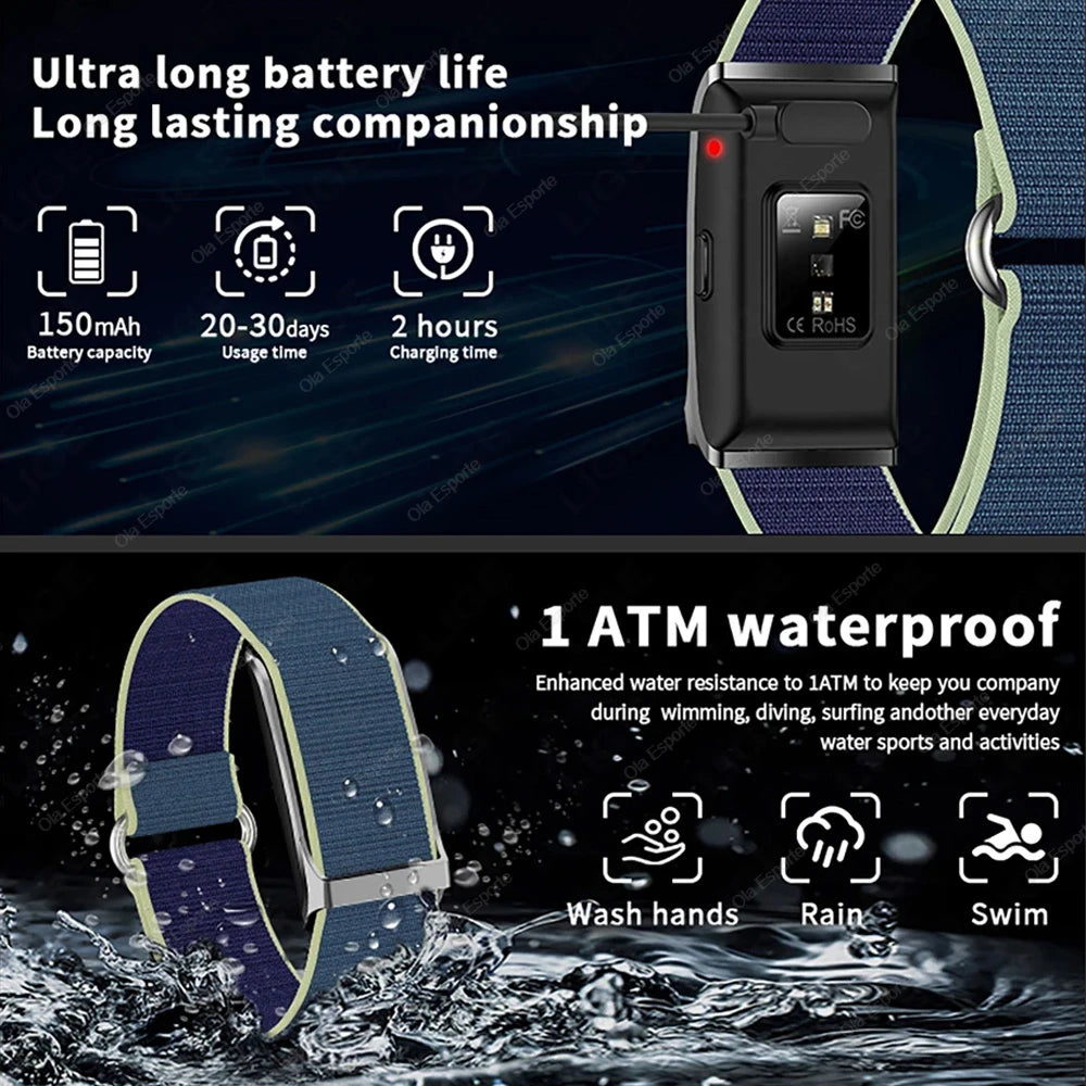 Ola Esporte No-Screen Smart Fitness Band | Heart Rate & Sleep