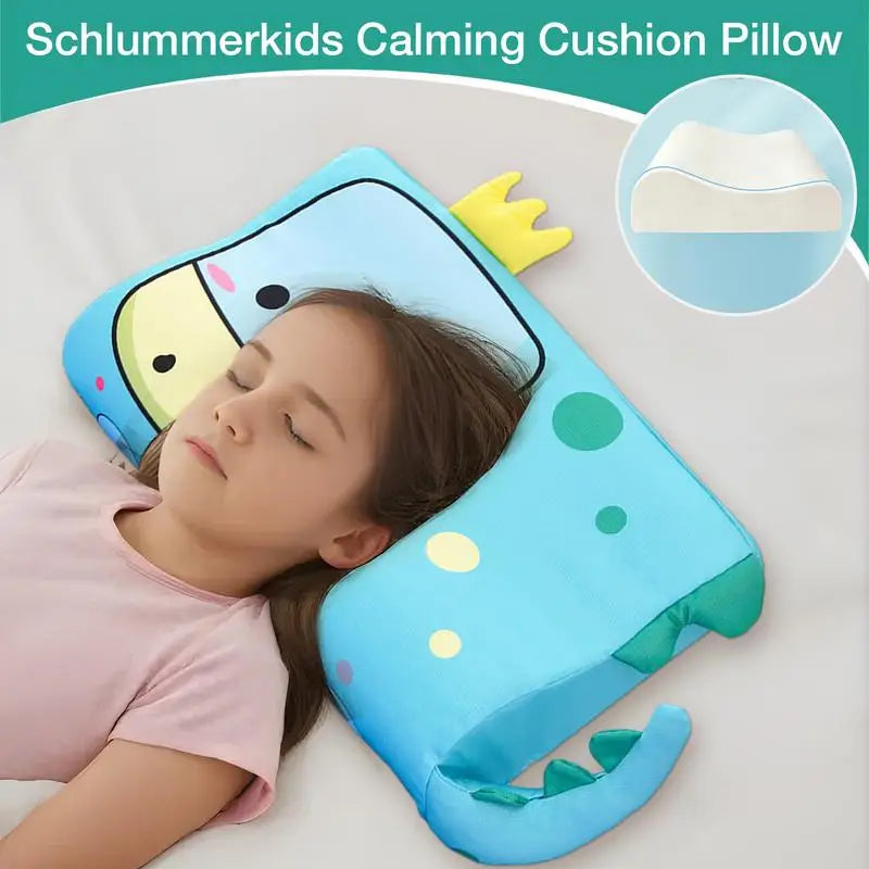 Ergonomic Toddler Pillow – Soft Skin-Friendly Kids Travel Pillow