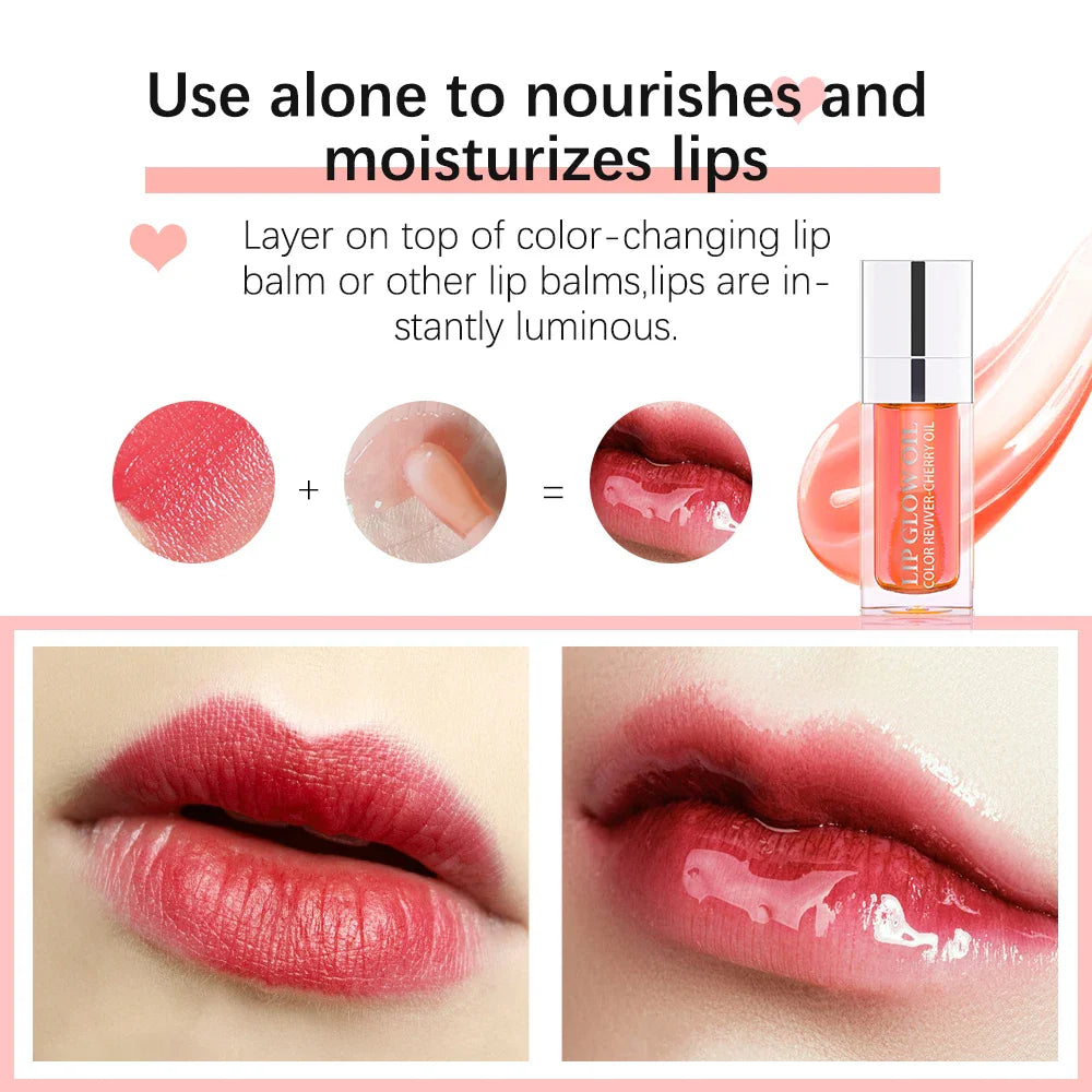 Crystal Jelly Plumping Lip Oil Gloss – Tinted & Moisturizing