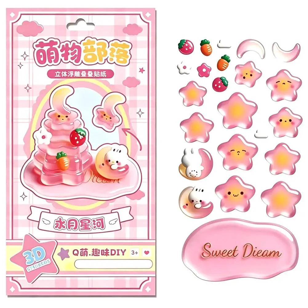3D Crystal Stackable Stickers – DIY Scene Kit for Kids