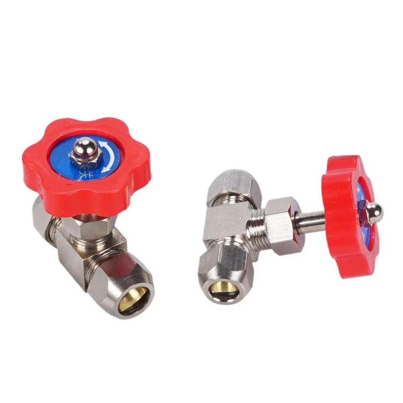 Copper Needle Globe Valve 6–12mm Nickel Plated | High Pressure