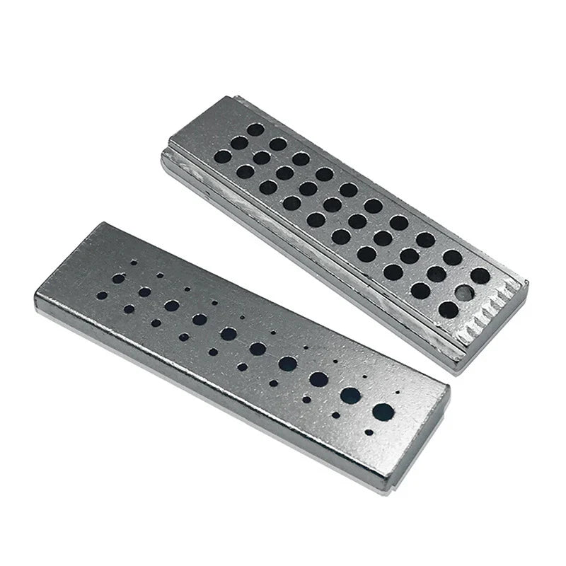 30-Hole Watch Repair Stand | Three-Row Punch Pier Seat Tool