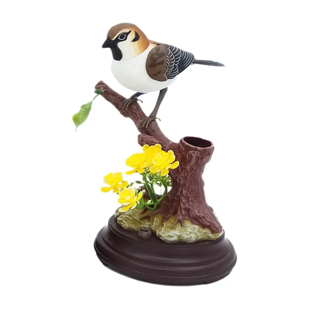 Simulation Voice Control Little Bird Creativity Cute Decorative Item