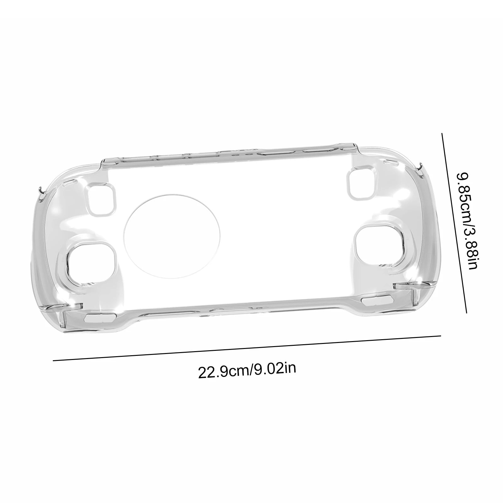 Clear Anti-Scratch Shockproof TPU Soft Shell for AYANEO KONKR Pocket FIT Handheld Game Console 1:1 Precise Cutouts Full Coverage Peaceful Pleasures Health and Wellness