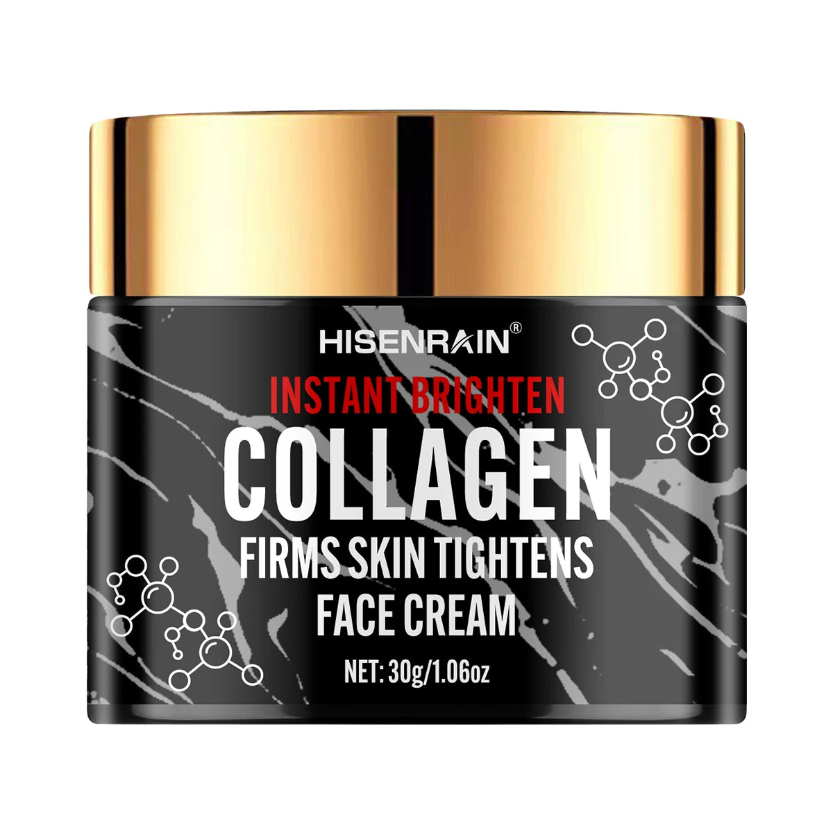 HISENRAIN Collagen & Retinol Face Cream for Men - Intense Moisture, Anti-Aging Hydration, Revitalizing Nourishing Skincare. Peaceful Pleasures Health and Wellness 30g