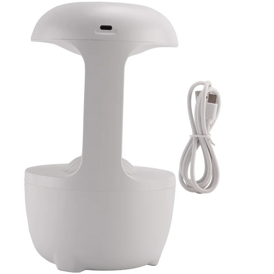 A36T-1 Piece Humidifier Household Desktop With Anti-Gravity Water Drop Rising Diffuser White New Smart Peaceful Pleasures Health and Wellness NONE
