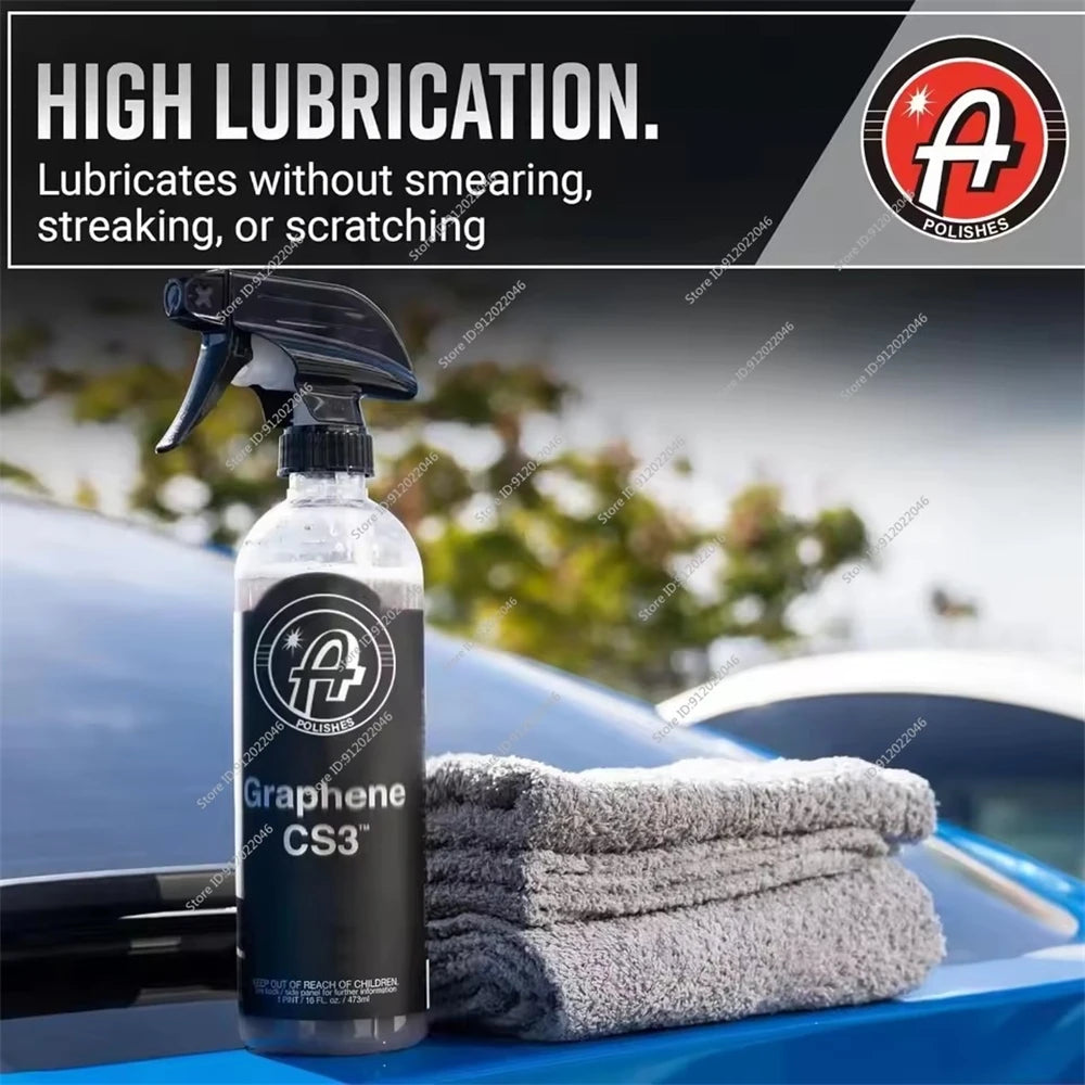 Polishes Graphene CS3 Graphene Waterless Wash Ceramic Spray Coating Detail Spray Gloss Car Wash Cleaning Spray for Car Detailing Peaceful Pleasures Health and Wellness