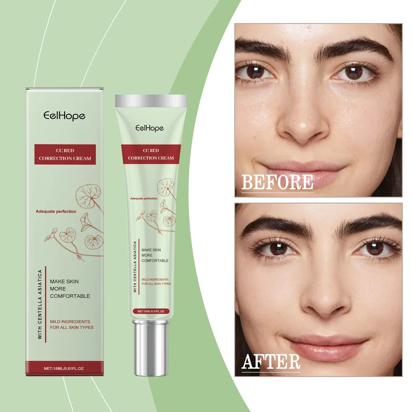 Eelhope Centella Asiatica CC Cream – Brighten & Conceal