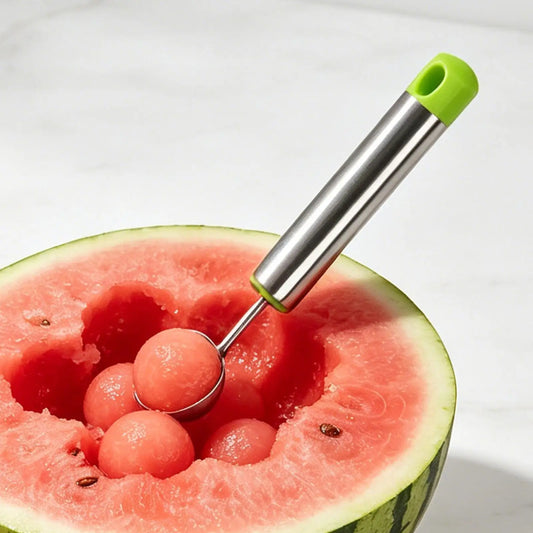Stainless Steel Watermelon Ball Scoop & Ice Cream Fruit Baller Fruit Baller Scoop Oasis Select