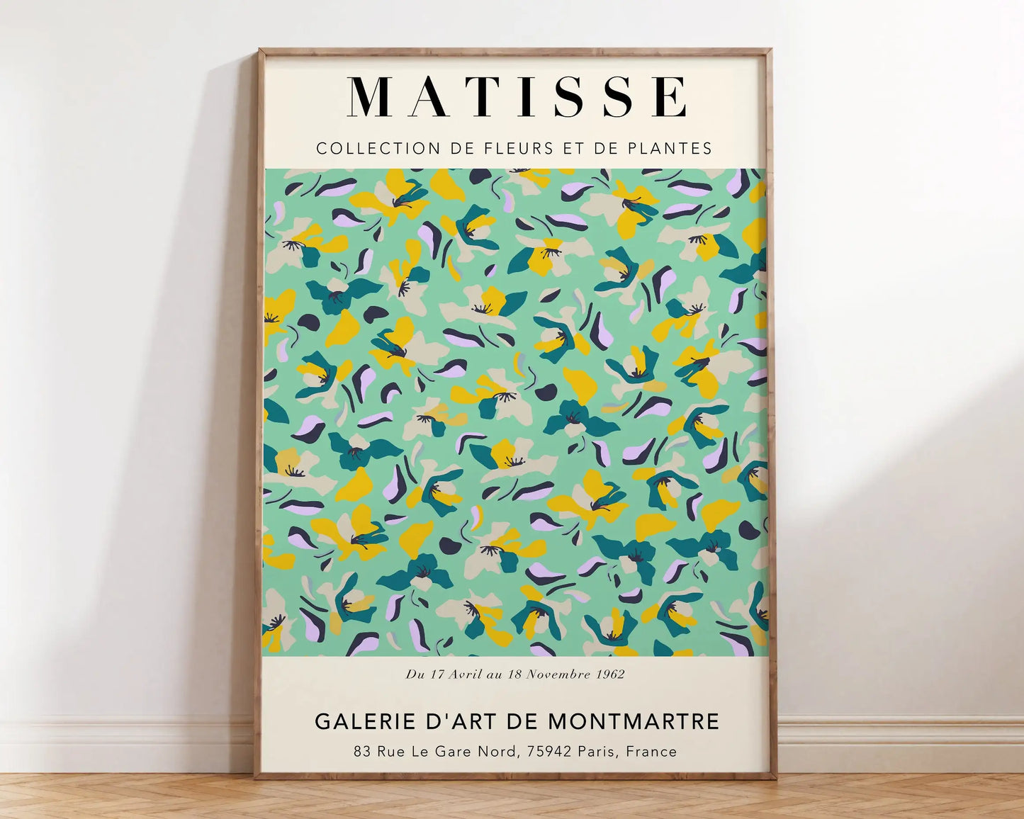 Abstract Flowers Matisse Poster and Prints Flower Market Matisse Floral Canvas Matisse Botanical Cut Outs Exhibition Paintings Peaceful Pleasures Health and Wellness