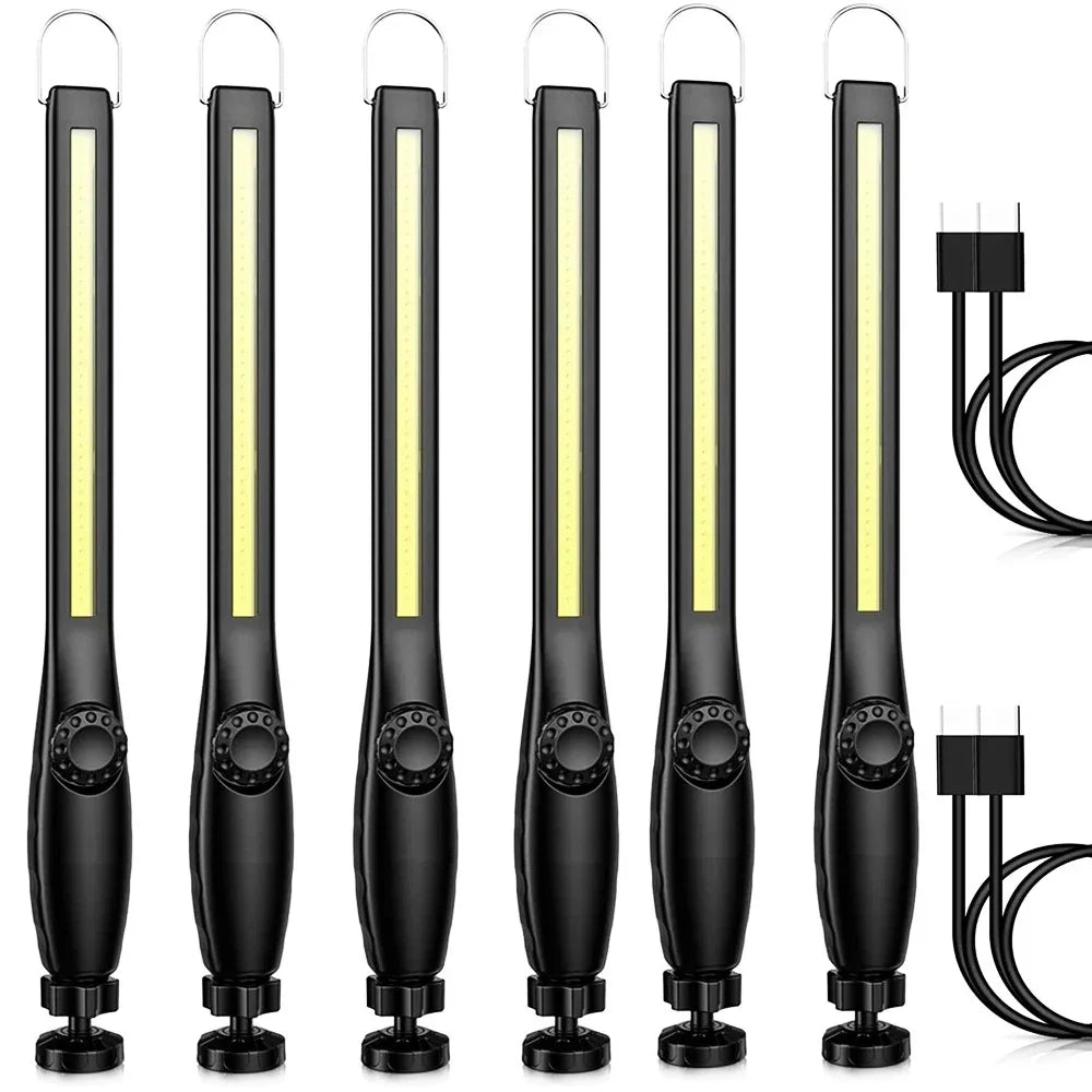 COB LED Magnetic Work Light – USB Rechargeable, 700 Lumens