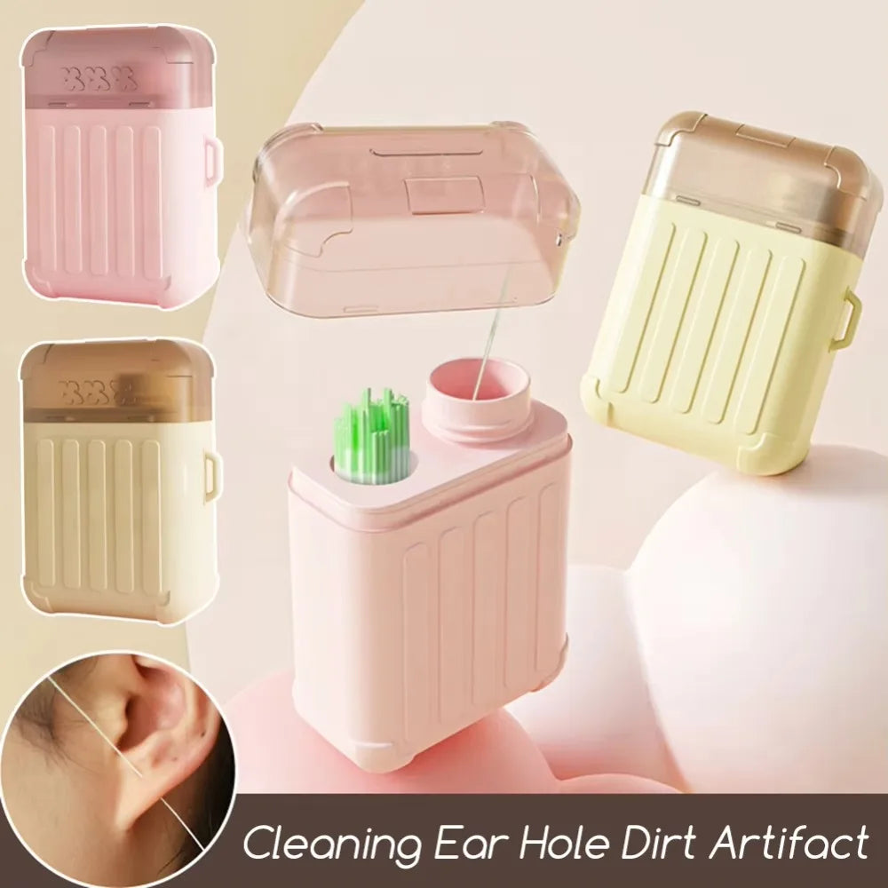 180/240Pcs Pierced Ear Cleaning Set with Solution Paper Floss Ear Hole Care Tools Disposable Earring Cleaner Kit Cleaner Tool Peaceful Pleasures Health and Wellness