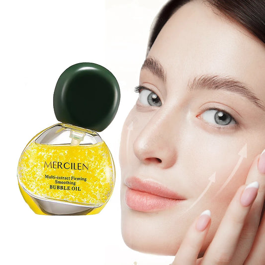 30ml Facial Supplements Skin Active Anti Aging Multi Premium Smoothing Bubble Oil Essence Elastic Delicate Face Serum Skincare Peaceful Pleasures Health and Wellness