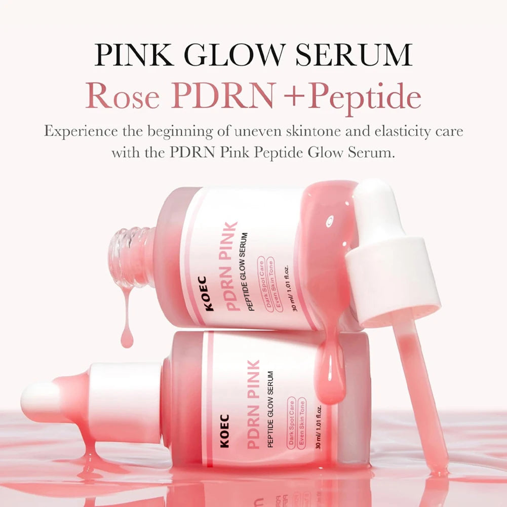 PDRN Pink Peptide Face Serum 30ml – Niacinamide Glow & Firm