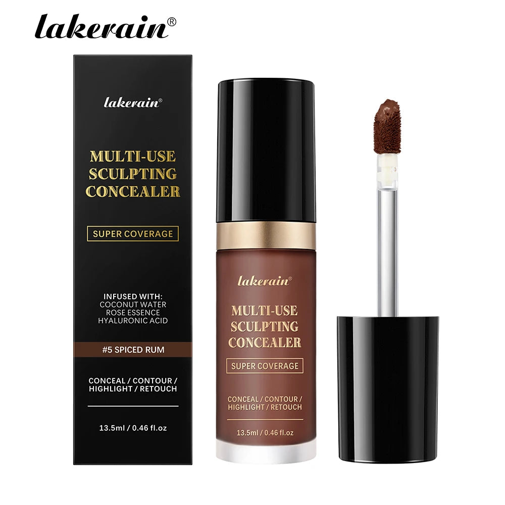 Lakerain 5-Color Waterproof Matte Concealer | Full Coverage