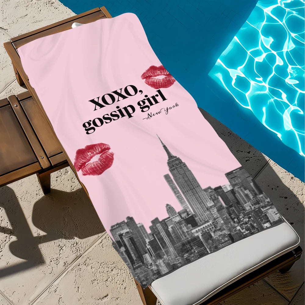 Quick Dry Beach Towel | Soft Lightweight Pool & Travel Towel Quick Dry Beach Towel Peaceful Pleasures Health and Wellness z1 STJ150x260CM