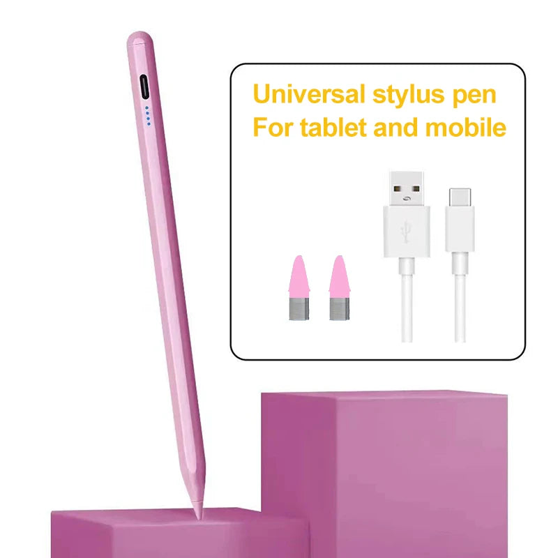 Touch Pencil For Cell Phone Accessories Stylus For android Universal Stylus Pen Tablet And Mobile Stylus For Touch Screen ipad Peaceful Pleasures Health and Wellness Pink