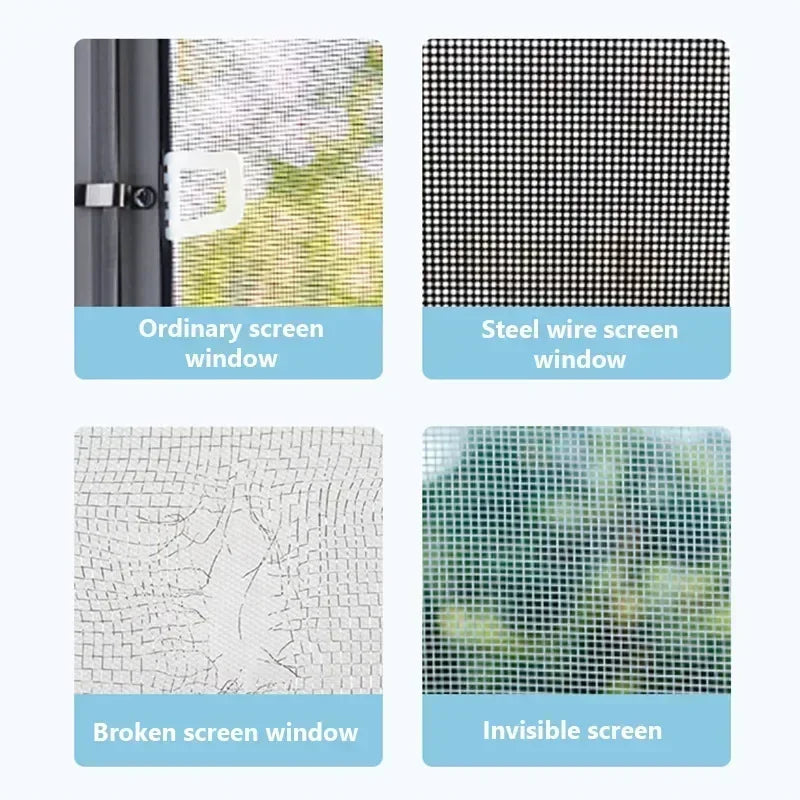 Self-Adhesive Fiberglass Window Screen Repair Tape 5×200cm