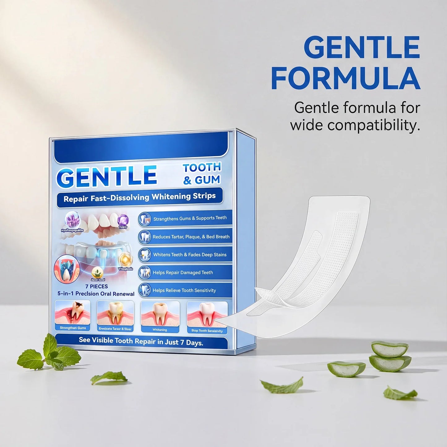 FEIMUKO Teeth Whitening Strips – 7-Day Brighter Smile