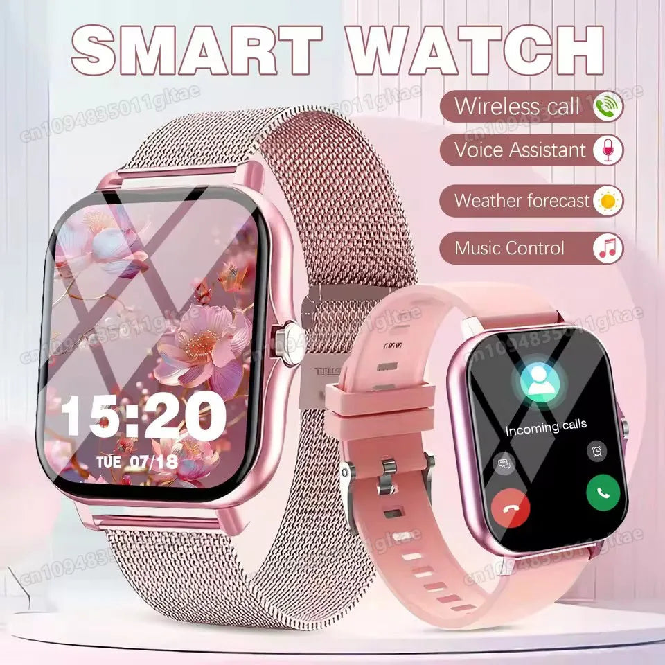 2026 New Smart Watch Bluetooth Call Fitness Tracker Heart Rate Sleep Record Outdoor Sport Watch for Android/IOS Men Women HW12 Peaceful Pleasures Health and Wellness