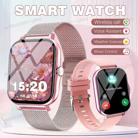 2026 New Smart Watch Bluetooth Call Fitness Tracker Heart Rate Sleep Record Outdoor Sport Watch for Android/IOS Men Women HW12 Peaceful Pleasures Health and Wellness